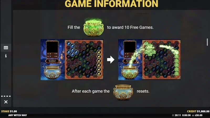 Any Witch Way - cái vạc đầy và khởi chạy Free Games